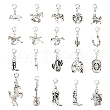 Alloy Pendant Decorations HJEW-GA00004-1