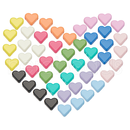   48Pcs 12 Colors Alloy Beads FIND-PH0020-04-1