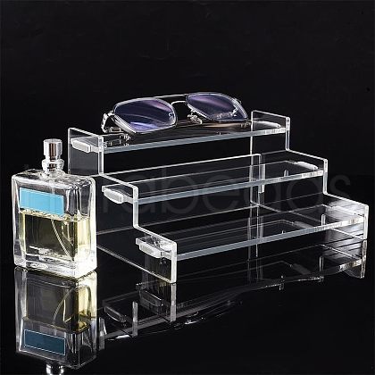 Acrylic Thickened Step Display Stand ODIS-WH0011-80-1