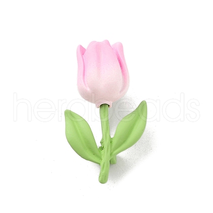 Tulip Alloy Enamel Brooch JEWB-C029-13-1