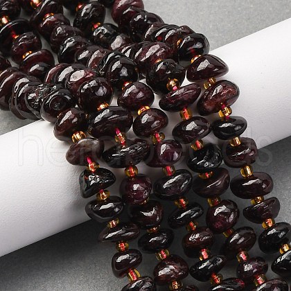 Natural Garnet Beads Strands G-RM250109-A1-1