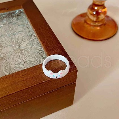 Resin Finger Rings for Women FS-WGA8920-03-1