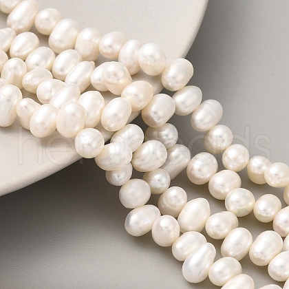 Natural Cultured Freshwater Pearl Beads Strands PEAR-A006-26-1