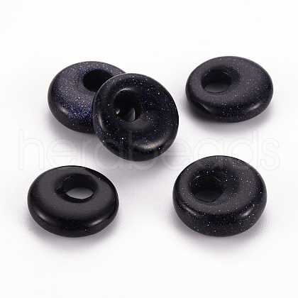 Synthetic Blue Goldstone Pendants G-T122-67B-1