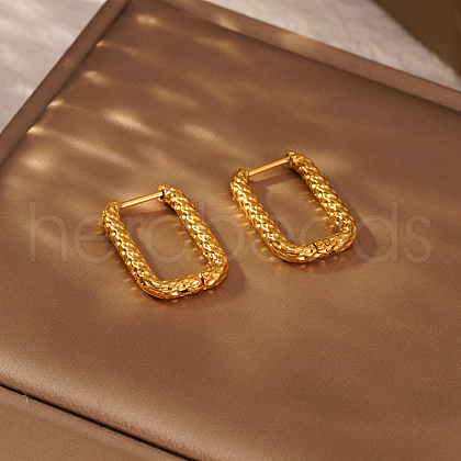 Elegant Stainless Steel Hoop Earrings IT2195-7-1