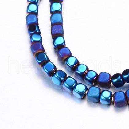 Electroplate Non-magnetic Synthetic Hematite Bead Strands G-Q467-11H-1