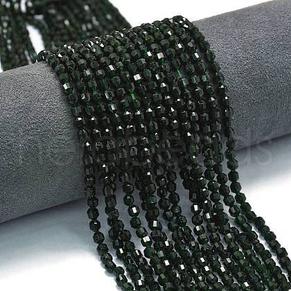 Synthetic Green Goldstone Beads Strands G-A260-A17-01-1