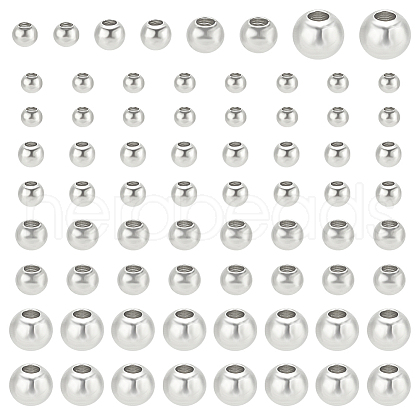 BENECREAT 200Pcs 4 Styles Brass Beads KK-BC0013-83-1