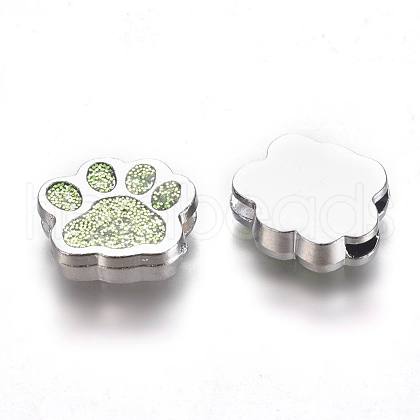 Alloy Enamel Slider Charms ENAM-WH0047-11C-1