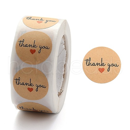 1 Inch Thank You Stickers DIY-WH0156-87D-1