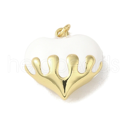 Rack Plating Brass Enamel Pendants KK-S366-05G-01-1