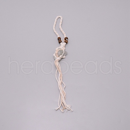 Irregular Gemstone Hanging Pendant Decoration HJEW-TAC0001-10E-1