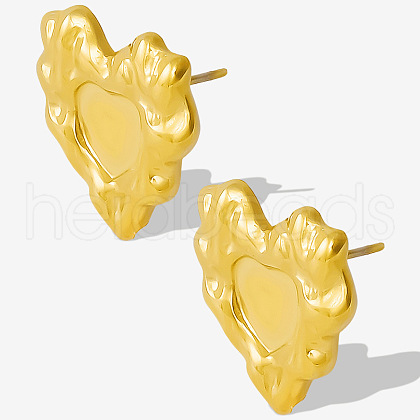 Fashionable Irregular Heart-shaped Stud Earrings for Women AV4282-2-1