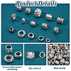  Tibetan Style Alloy Beads TIBEB-NB0001-36C-5