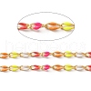 Brass Enamel Curb Chains CHC-C003-13G-15-2