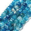 Natural Banded Agate Beads Strands G-G172-02C-2