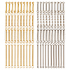 ARRICRAFT 80Pcs 8 Styles 201 Stainless Steel Connector Charms STAS-AR0001-11-1