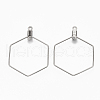 304 Stainless Steel Wire Pendants STAS-T051-006-2