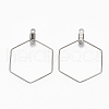 Tarnish Resistant 304 Stainless Steel Wire Pendants STAS-T051-006-2