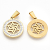 201 Stainless Steel Pendants STAS-N089-40G-2