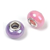 Opaque Resin European Beads RESI-C059-01G-2