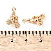 Brass Pendants KK-Q816-21G-3
