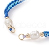 Adjustable Polyester Braided Cord Bracelet Making AJEW-JB00859-02-2