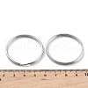 Non-Tarnish 304 Stainless Steel Split Key Rings STAS-Q314-02E-P-3