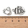 54Pcs 9 Style Thanksgiving Day Tibetan Style Alloy Pendants Sets TIBEP-FS0001-14-3