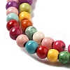 Synthetic Turquoise Beads Strands G-B140-A01-4mm-3
