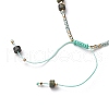 Adjustable Nylon Thread Braided Bead Bracelets BJEW-JB05504-01-3