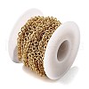 Brass Textured Oval Chains CHC-C014-23G-2