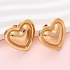 304 Stainless Steel Stud Earrings for Women EJEW-K311-01G-2