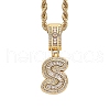 Brass Micro Pave Cubic Zirconia Pendants PW-WG3207D-37-1
