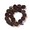 Electroplated Natural Druzy Agate Beads Strands G-M433-01E-3