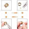 Open Jump Rings Brass Jump Rings KK-PH0036-36-3