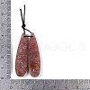 Natural Strawberry Quartz Pendants G-Q176-01A-01-3