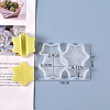 Christmas Snowflake Straw Topper Silicone Molds Decoration DIY-J003-13-1