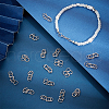 50Pcs 304 Stainless Steel S-Hook Clasps FIND-UN00008-2