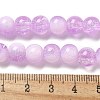 Crackle Glass Beads Strands X1-GLAA-U001-8mm-04-4