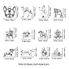 SUNNYCLUE Tibetan Style Alloy Puppy Pendants TIBEP-SC0001-41AS-2