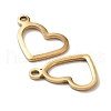 Ion Plating(IP) 304 Stainless Steel Open Pendants STAS-F187-03G-3