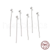 Anti-Tarnish Rhodium Plated 925 Sterling Silver Ball Head Pins STER-M117-05A-P-1