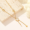 Stainless Steel Flower Pendant Necklaces for Women ZK0151-1-3