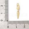 Brass Micro Pave Cubic Zirconia Pendants KK-I276-11G-01-3