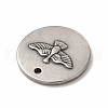 304 Stainless Steel Pendants STAS-P322-06AS-3