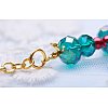 Multicolor Iron Round Spacer Beads with Box for Jewelry Making 7~8x3.6~4x3mm IFIN-PH0001-07-NF-5