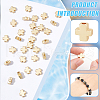 BENECREAT 50Pcs Alloy Beads TIBEP-BC0001-04-4