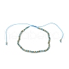 Natural Apatite Beaded Beaided Bead Barcelets for Women Men VG0816-1-1
