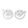 Non-Tarnish 304 Stainless Steel Charms STAS-O142-30P-2